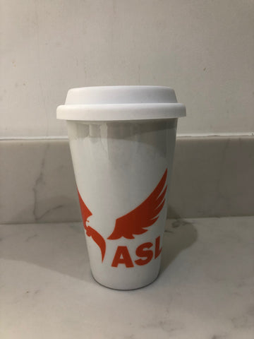 ASL Ceramic Travel Mug