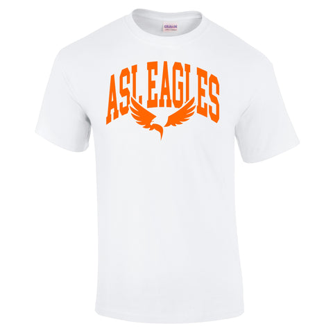 ASL Eagles Full Chest Short Sleeve Cotton T Shirt
